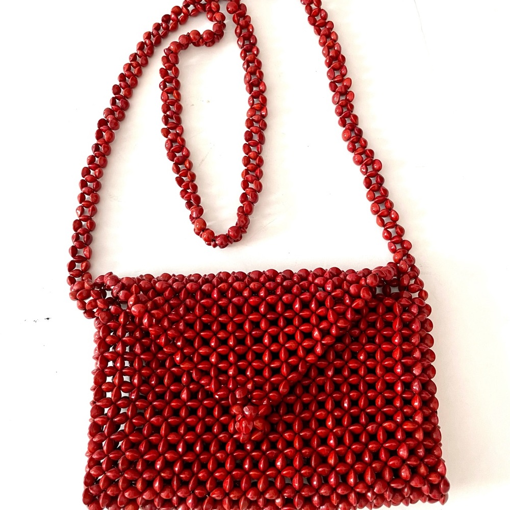 New coral crossbody bag
